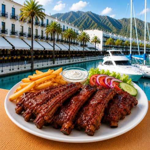 Spicy Spareribs Plate home