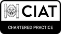 CIAT logo in black and white with “CHARTERED PRACTICE” beneath it