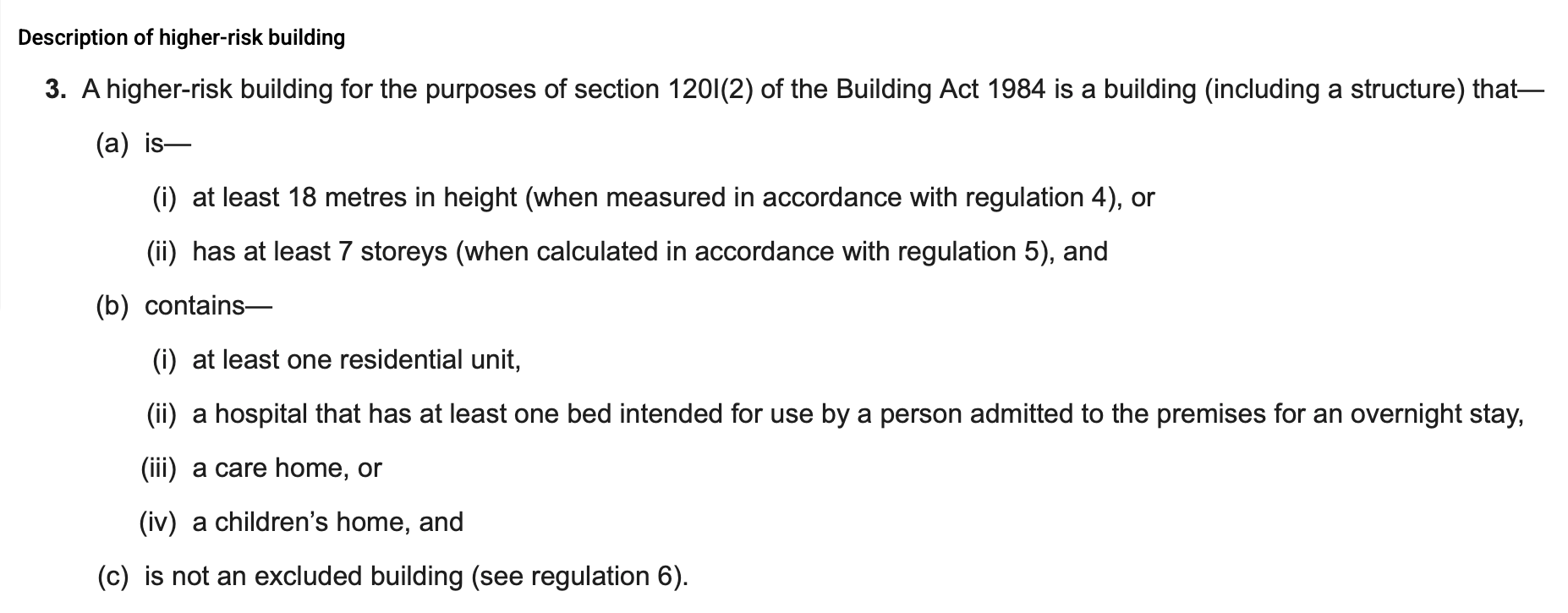 Building Safety Act