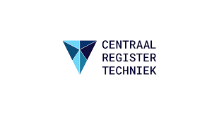 Logo: Abstract geometric shape with text