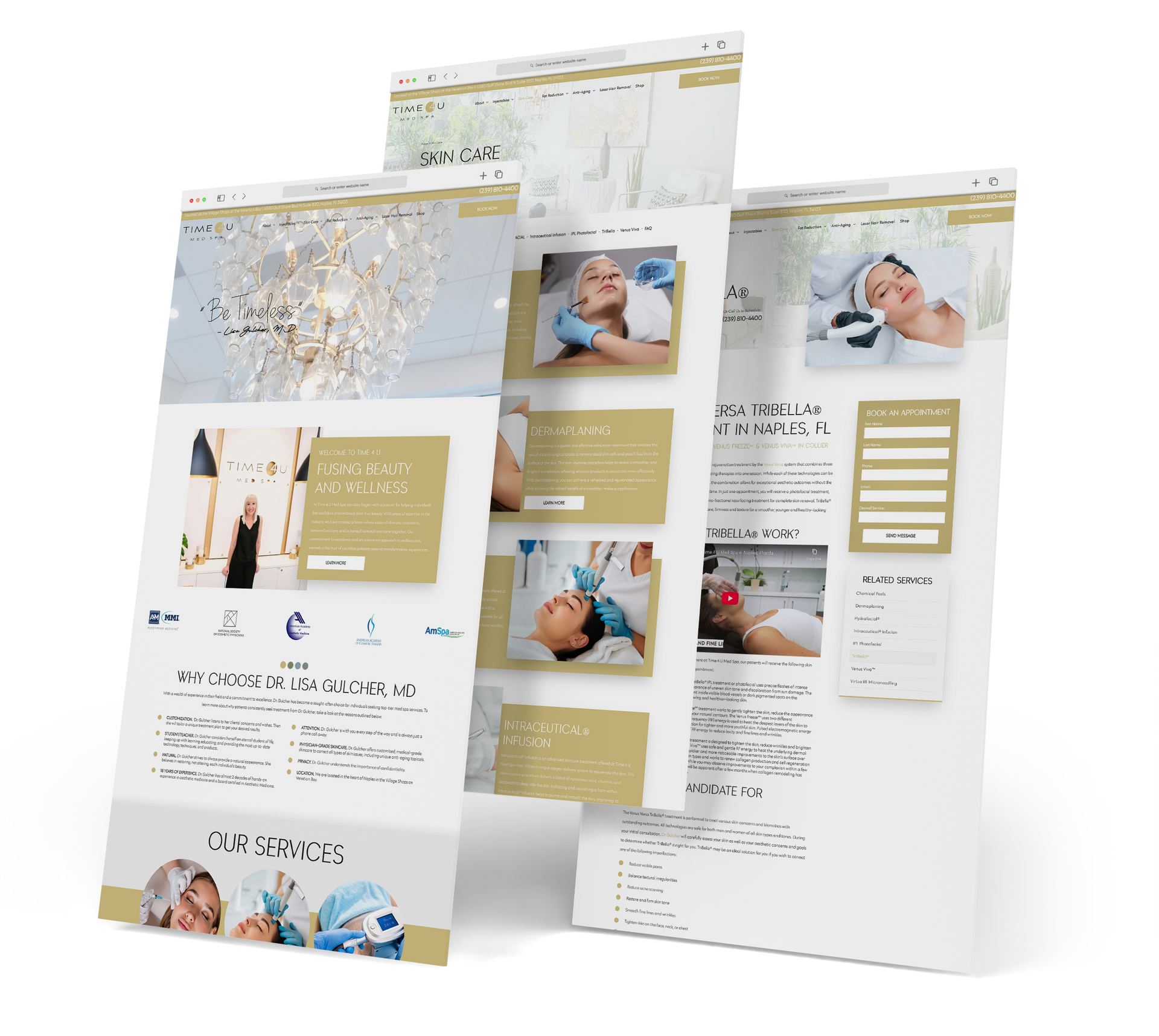 Time 4 U website screen grabs