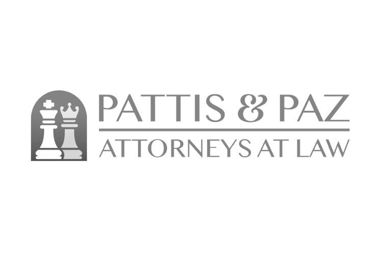 Gray law firm logo: