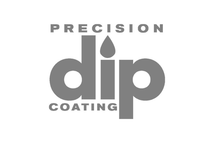 Precision dip coating logo,