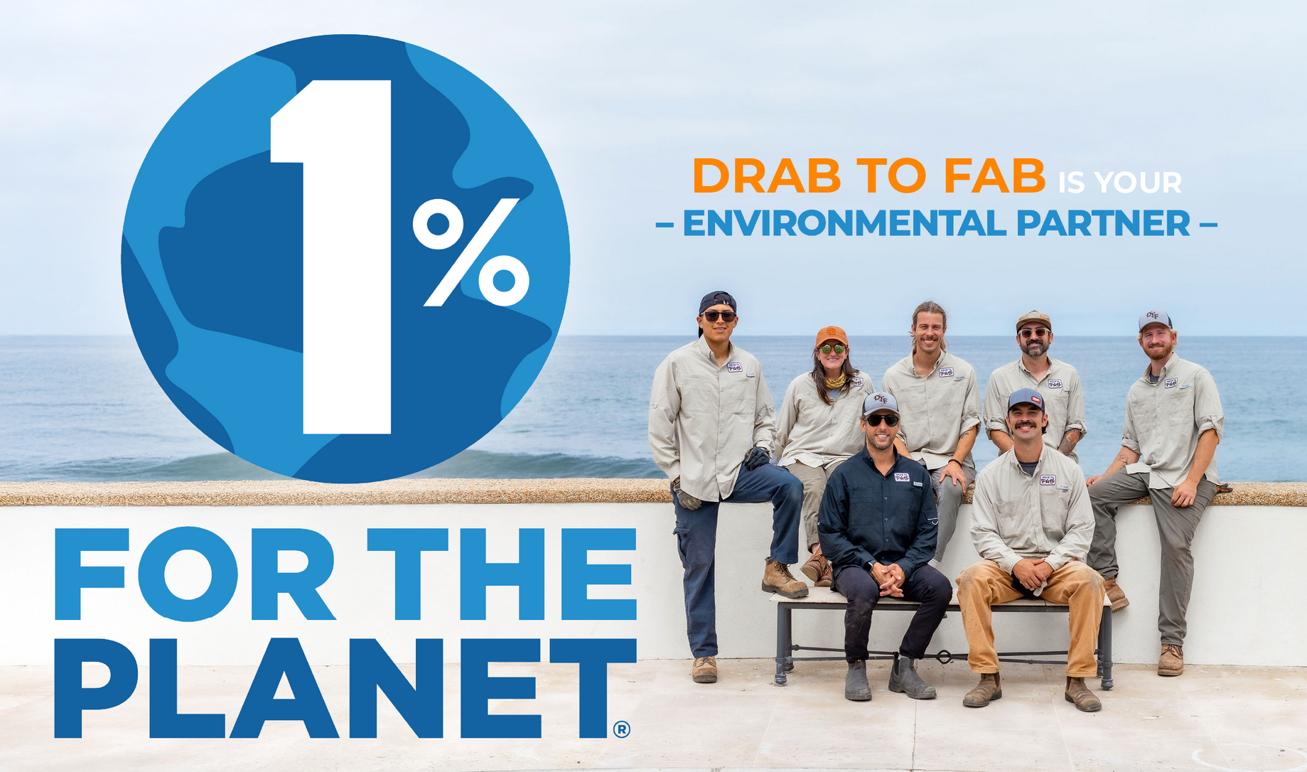 Group of people standing and sitting outdoors next to a blue globe graphic. Group of people standing and sitting outdoors next to a blue globe graphic.