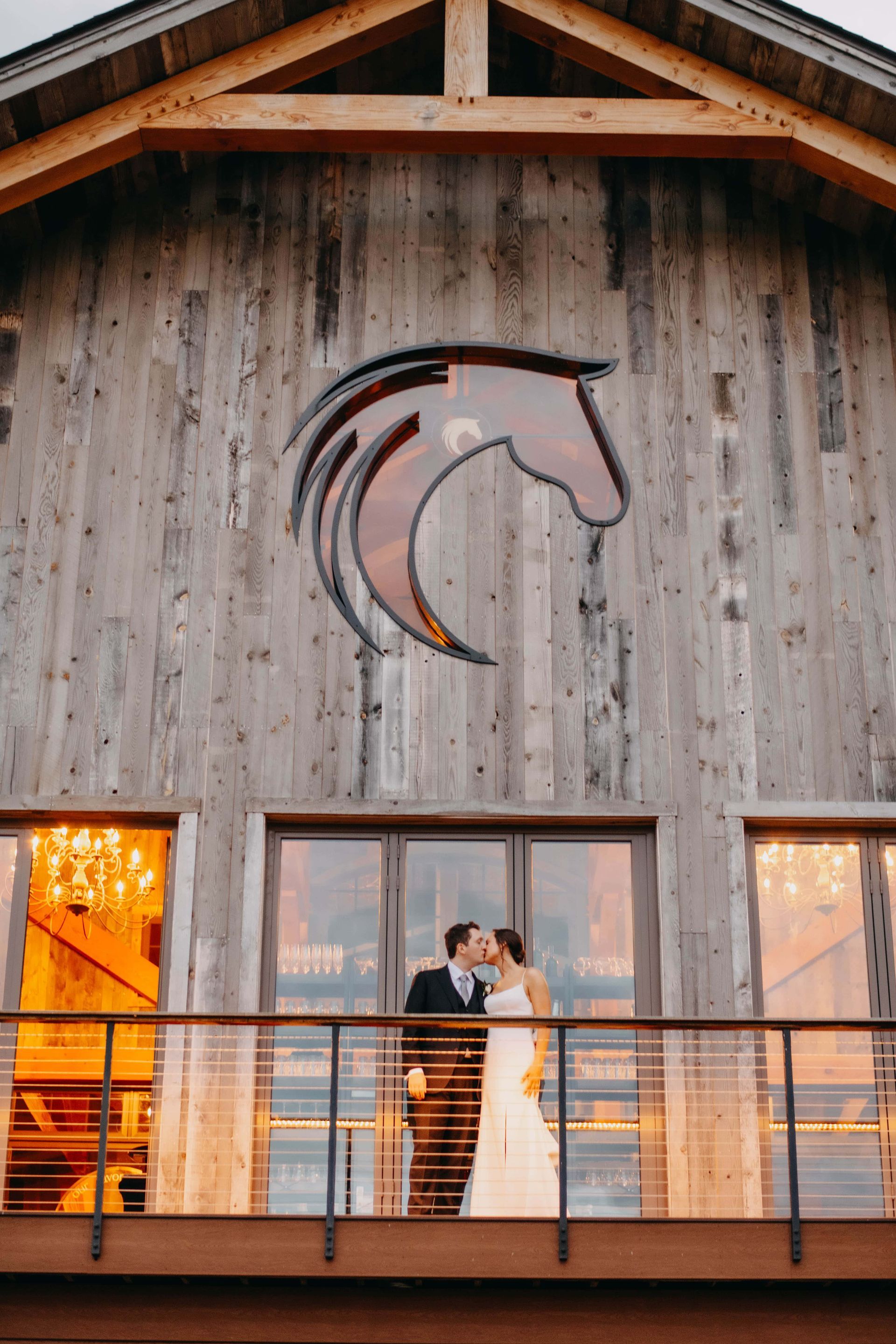 Lindsey & George's  wedding at The Starting Gate at GreatHorse.