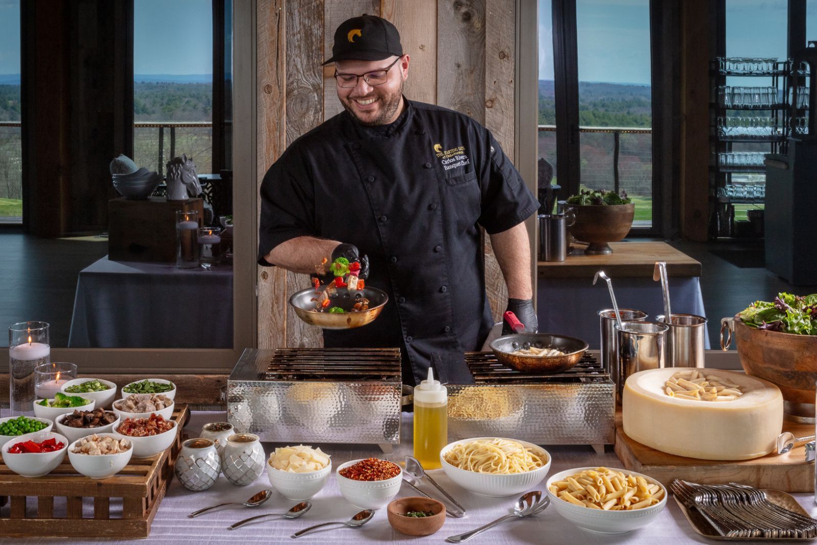 Executive Chef Carlos at The Starting Gate at GreatHorse