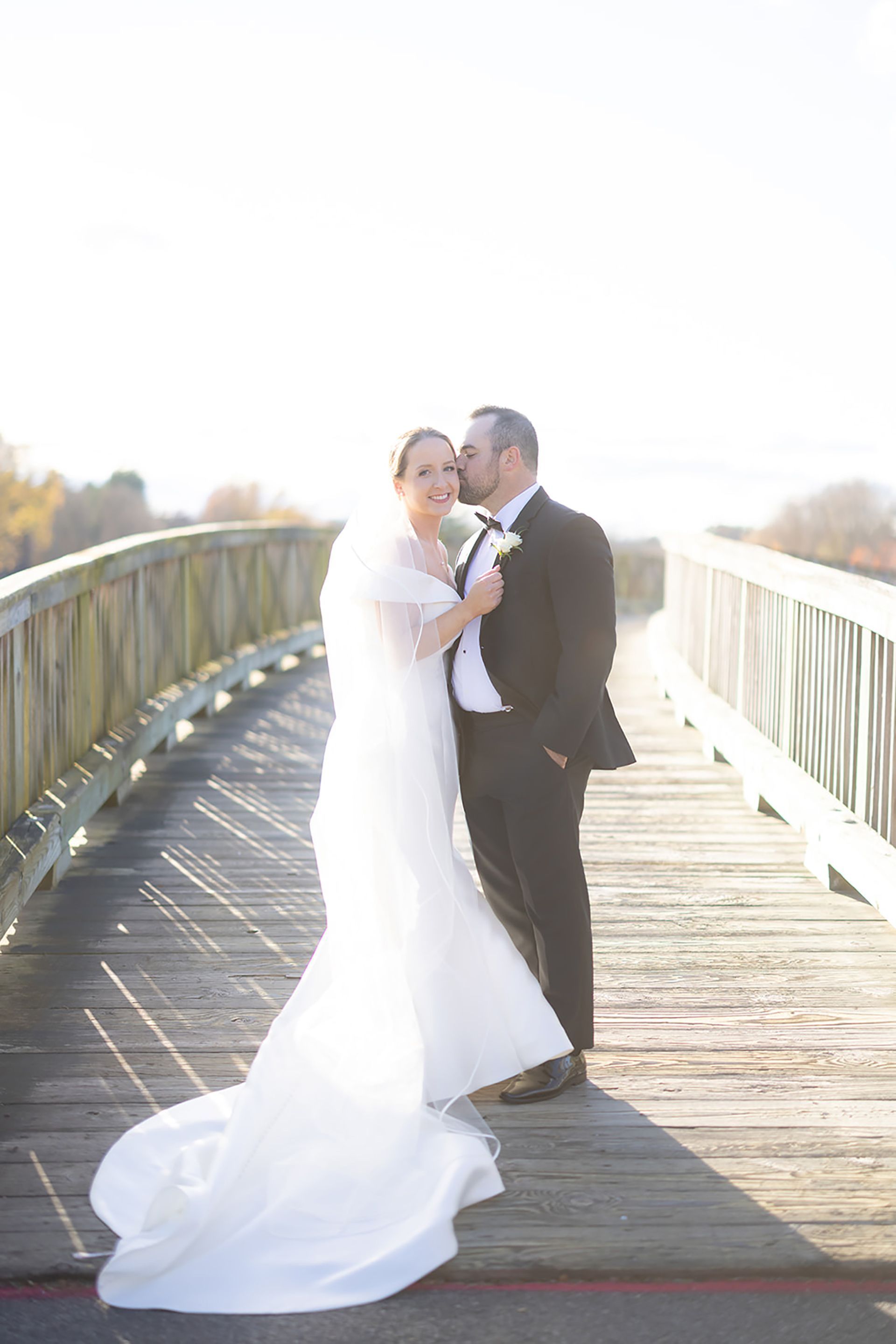 Ali & Matt's outdoor wedding ceremony  at The Starting Gate 
