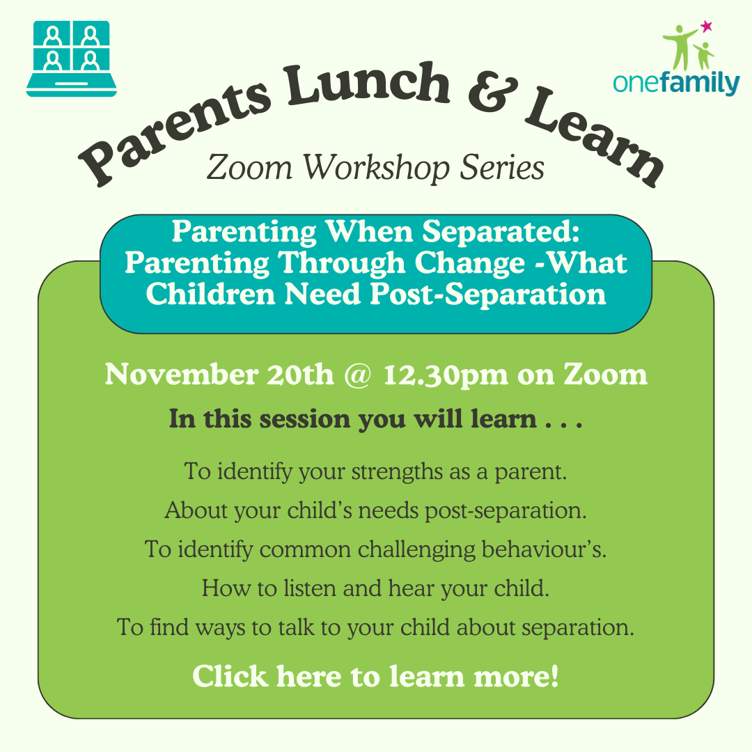 Parents Lunch & Learn Workshop Series