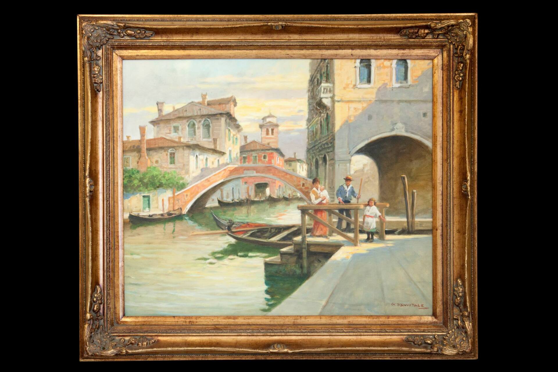Photo Of A River And Family — Fort Worth, TX — Dow Art Galleries