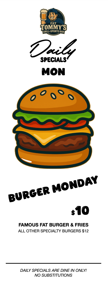 BURGER MONDAYS