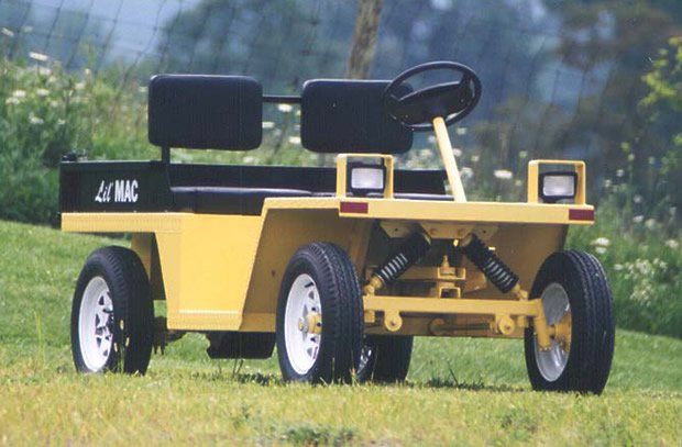 Yellow utility vehicle, 