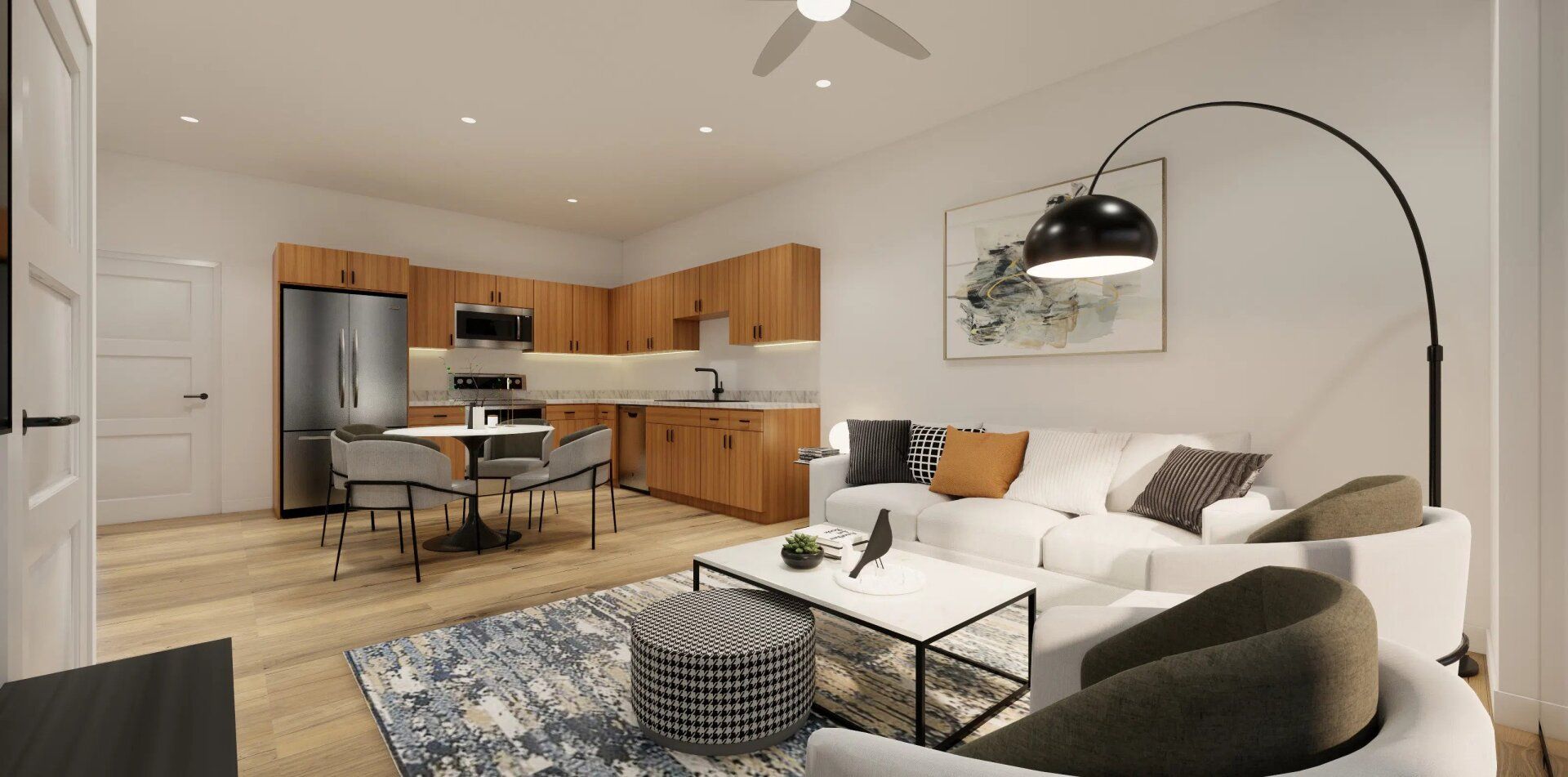 the lundell one bedroom interior