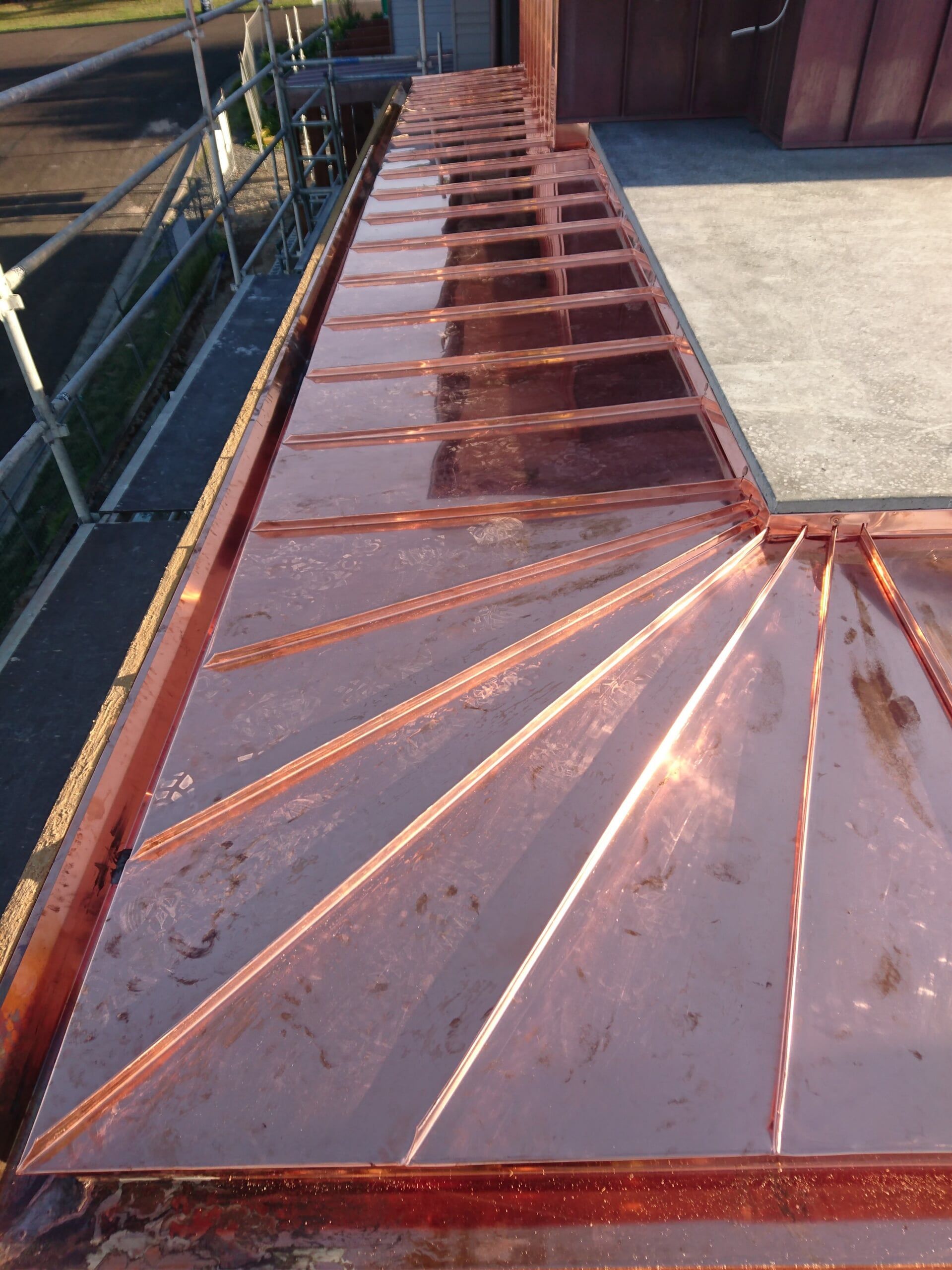 Double Standing Seam with Tapered Panels
