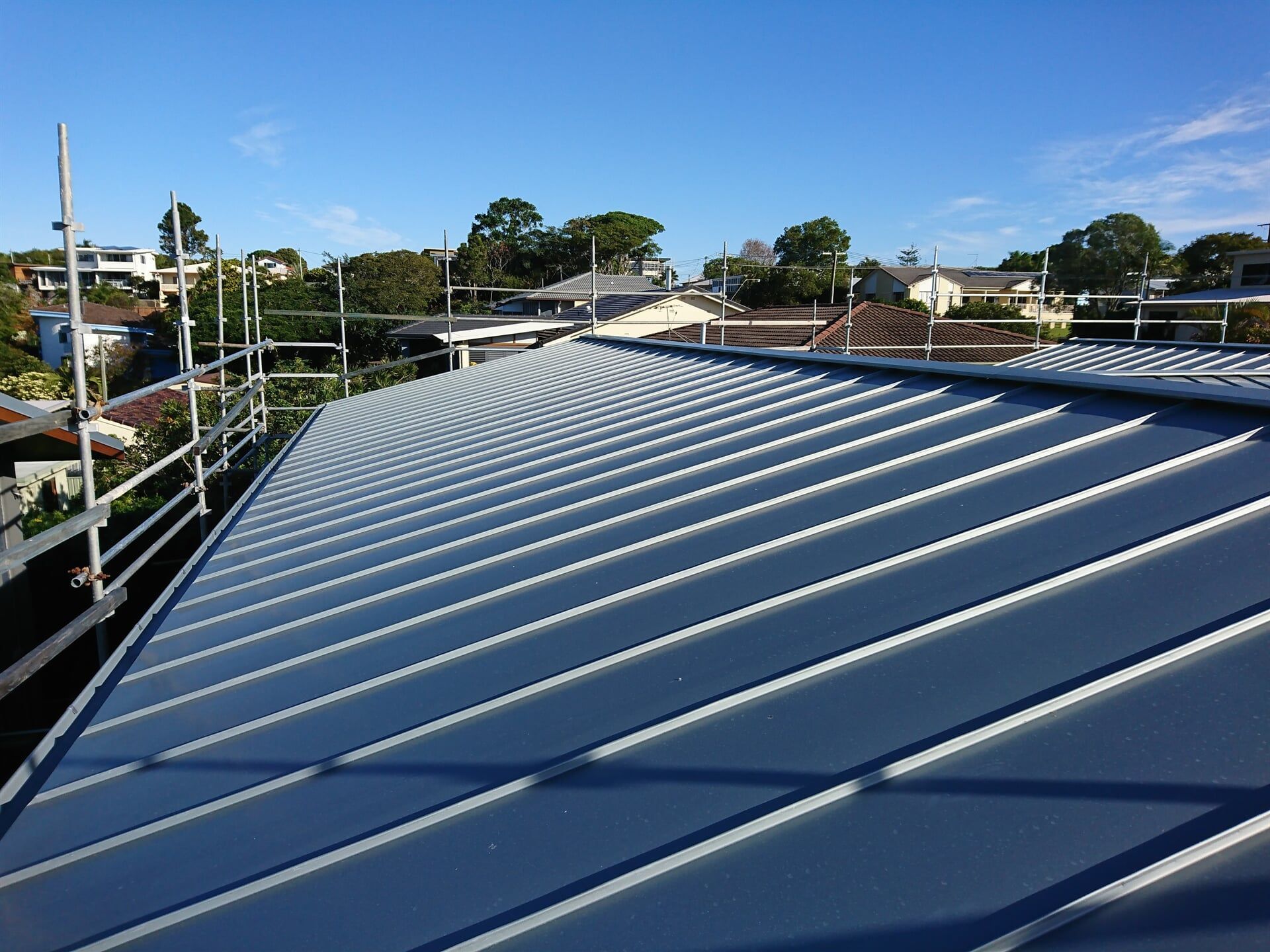Rheinzink Pre-Weathered Double Standing Seam System