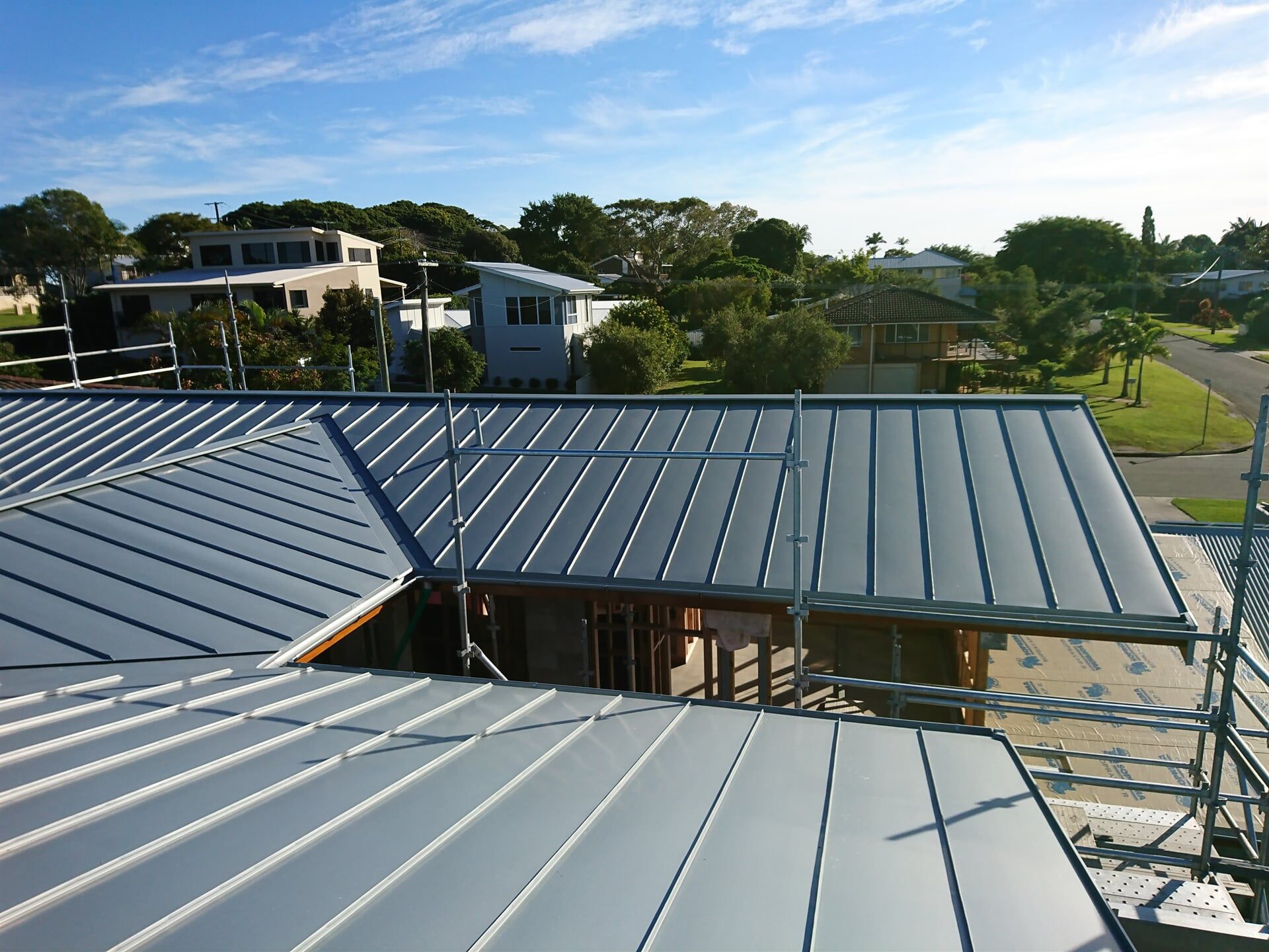 Rheinzink Pre-Weathered Double Standing Seam System