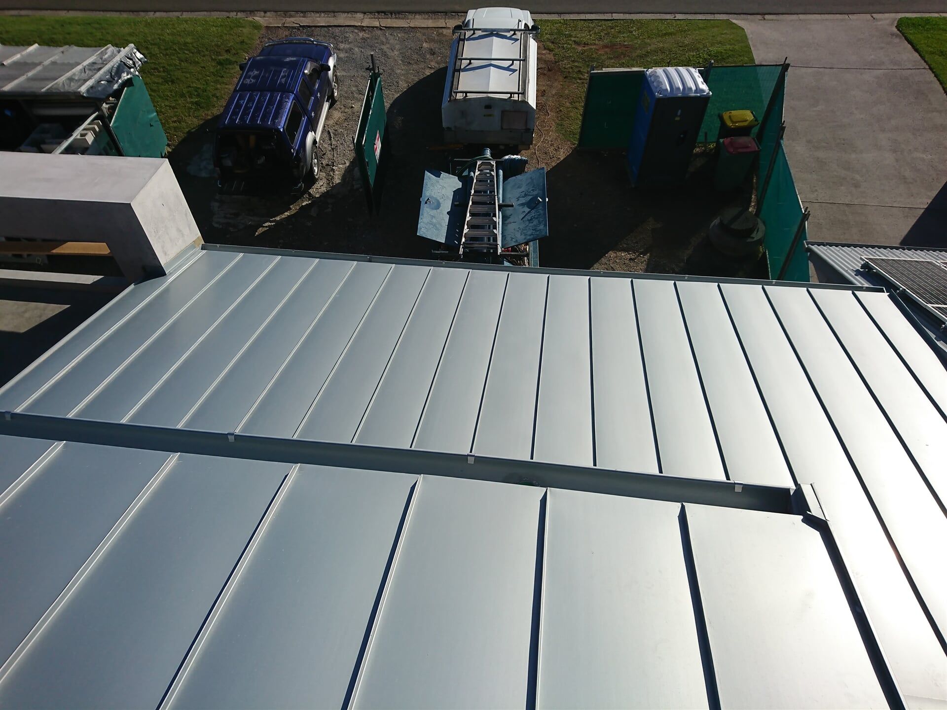 Rheinzink Pre-Weathered Double Standing Seam System