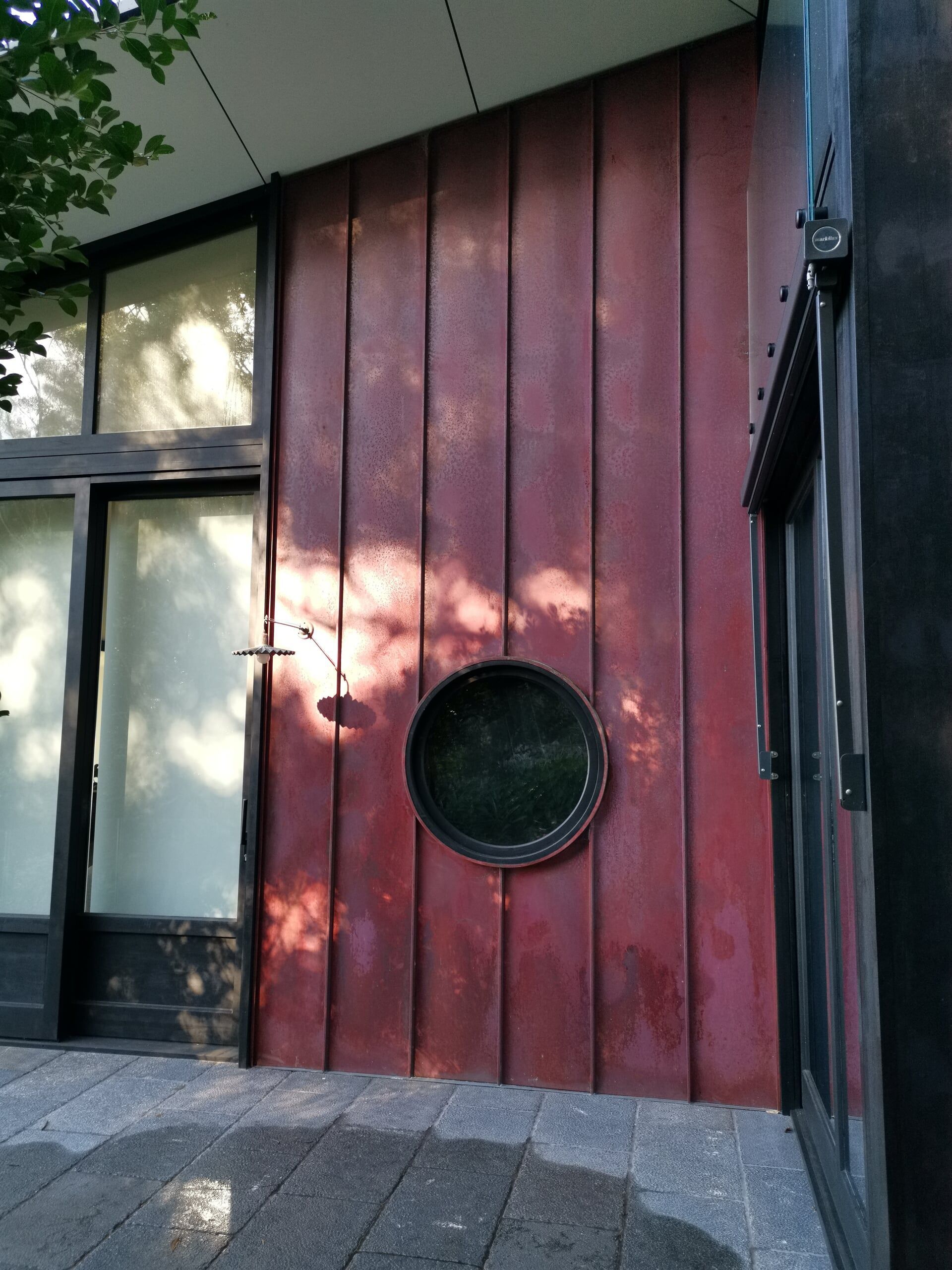 Angle Standing Seam with Round Window