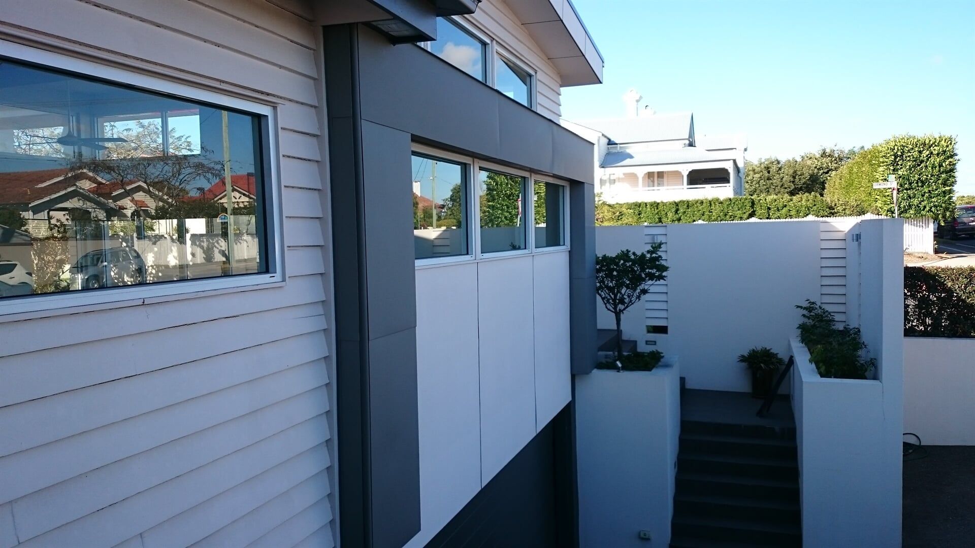 Custom Flat Interlocking Panels with Fascia