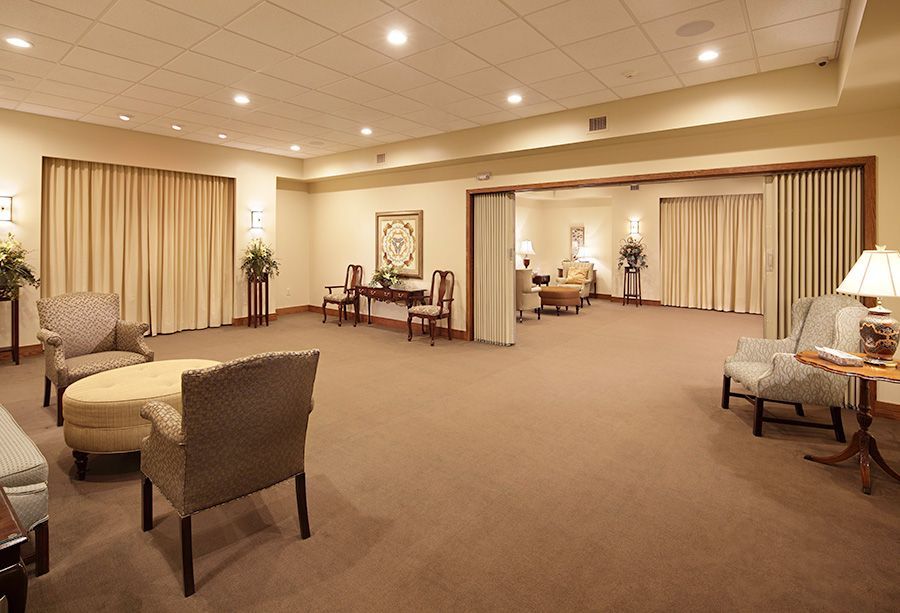 Hickory and Maple Rooms at Morris-Baker Funeral Home & Cremation Services location in Johnson City, TN.