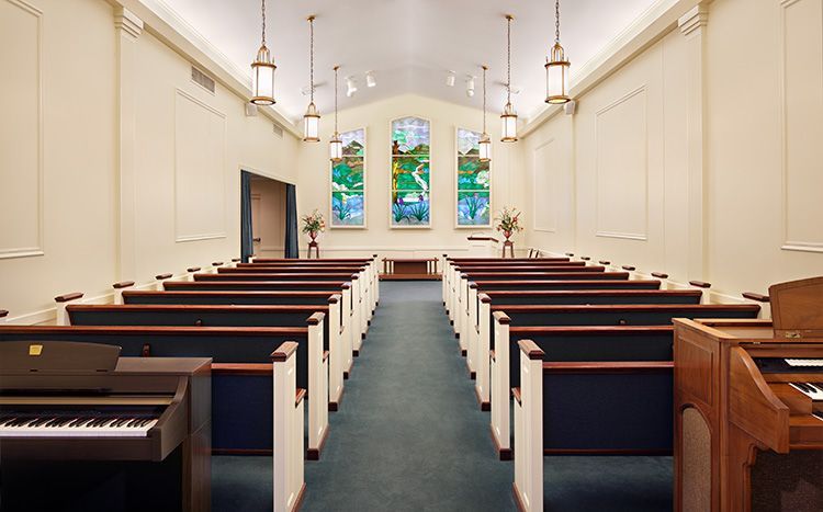 Interior view of Oak Chapel Morris-Baker Funeral Home & Cremation Services location in Johnson City, TN.