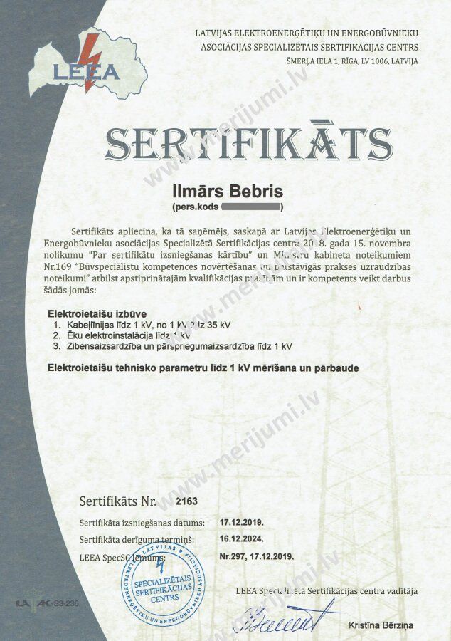 Elektrisko mērījumu valsts iestādes: pārvaldes iestādēs, vēstniecības