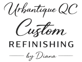 Urbanique QC Custom Refinishing logo in black script and sans-serif text on white background