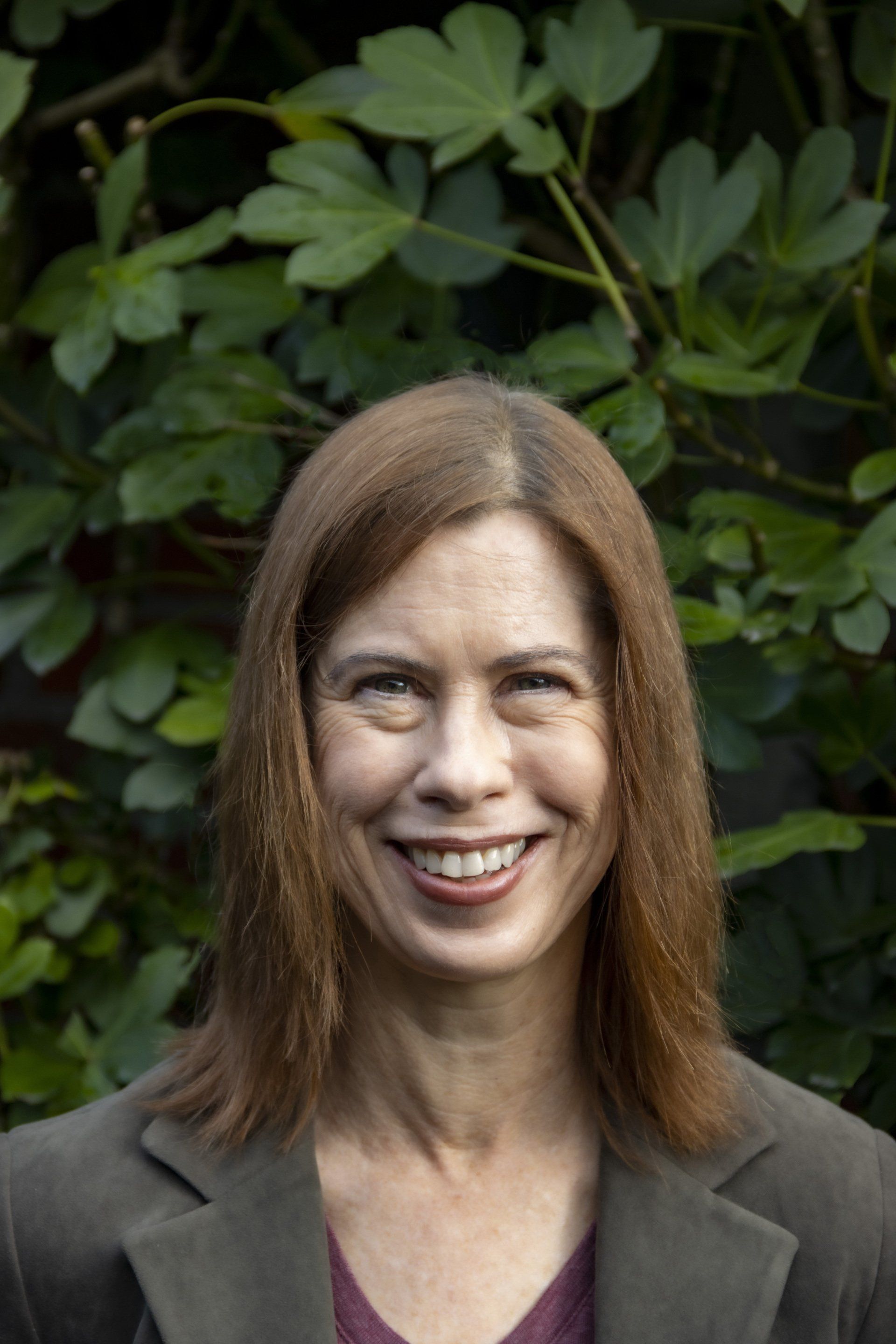 Julie smiling
