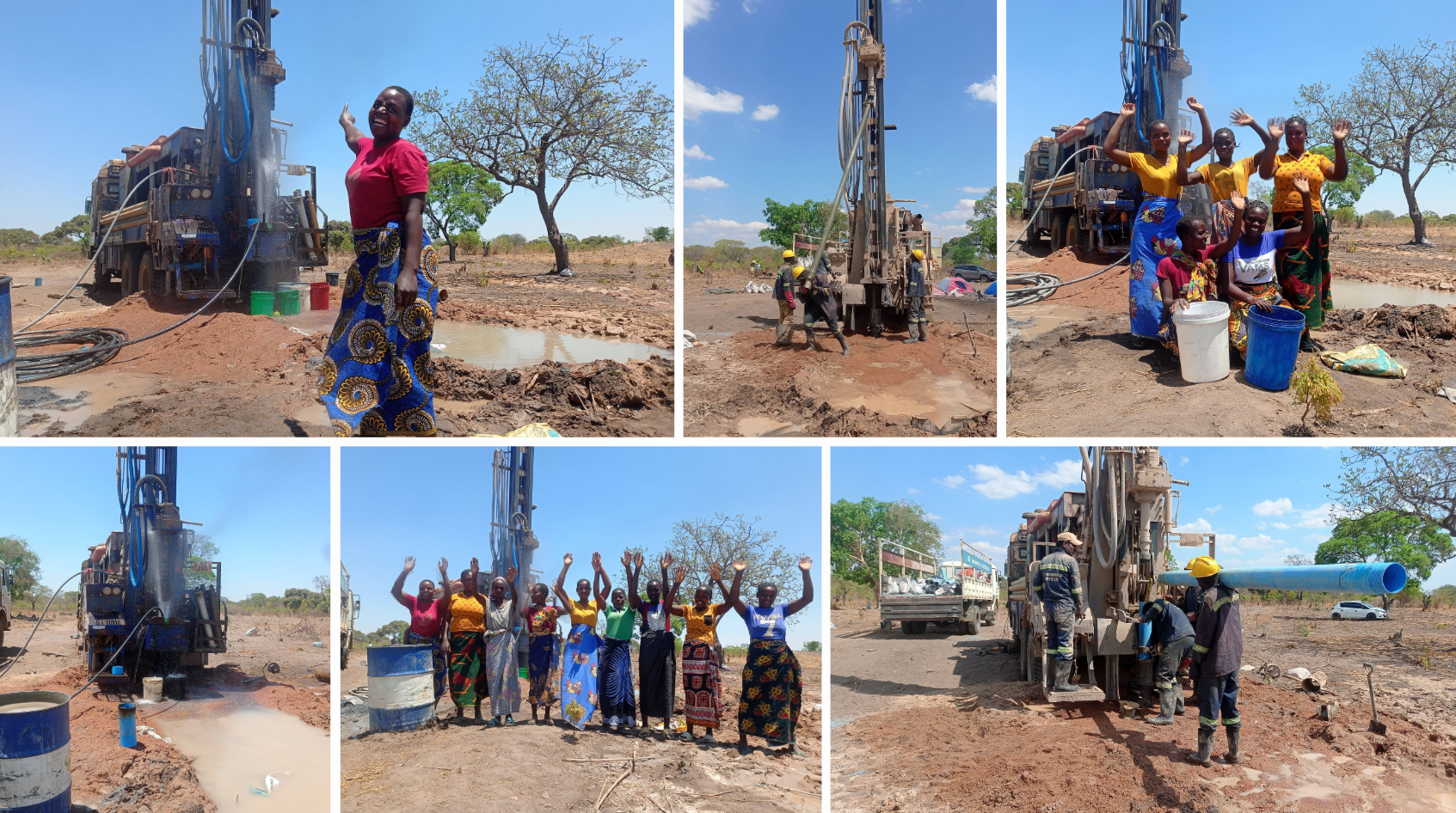 Successful drilling in Zambia.