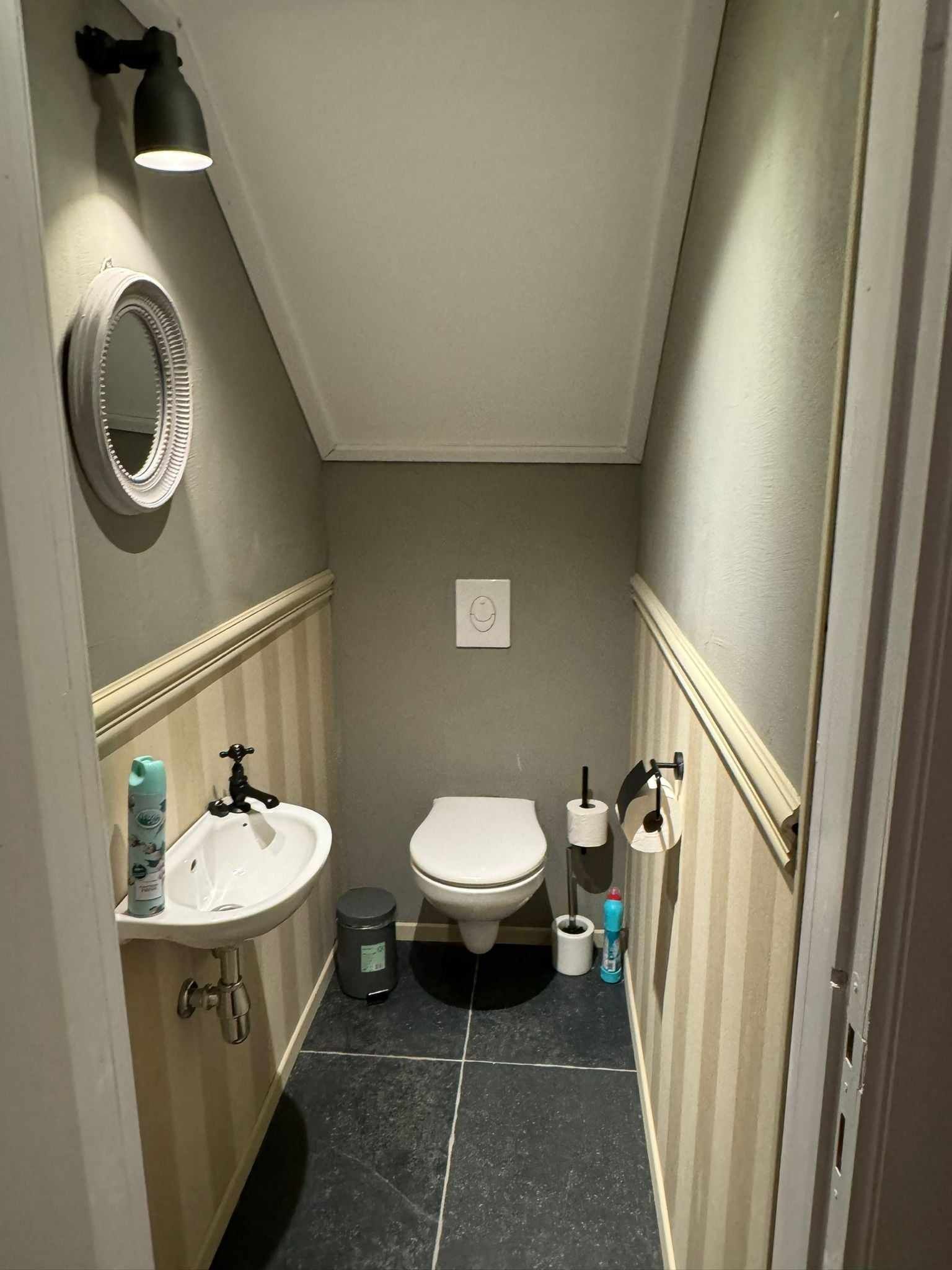Toilet in het vakantiechalet
