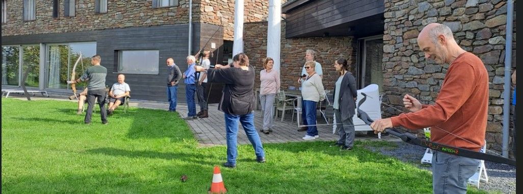 boogschieten op vakantieadres in de ardennen ook voor grote groepen