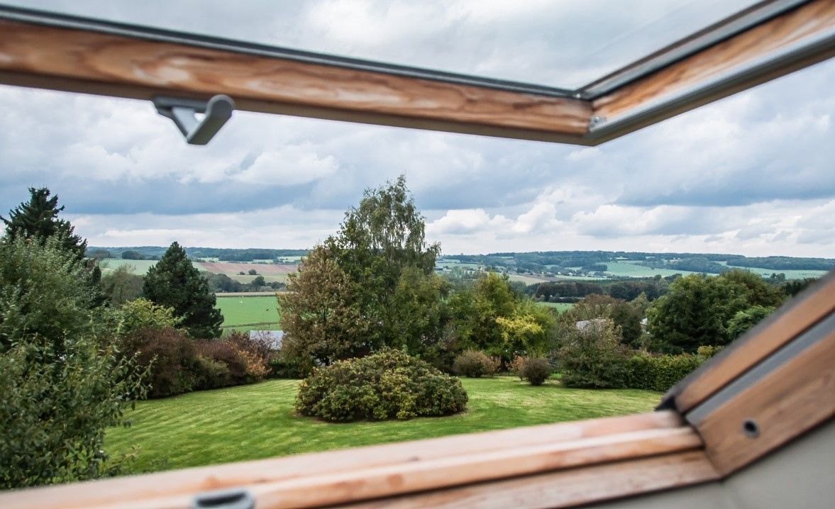 uitzicht vanuit de vakantiewoning