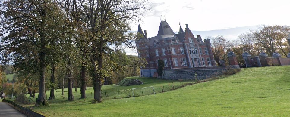 ligging van het kasteeldomein