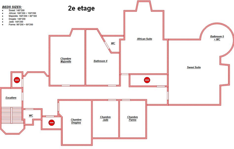 Spa plattegrond