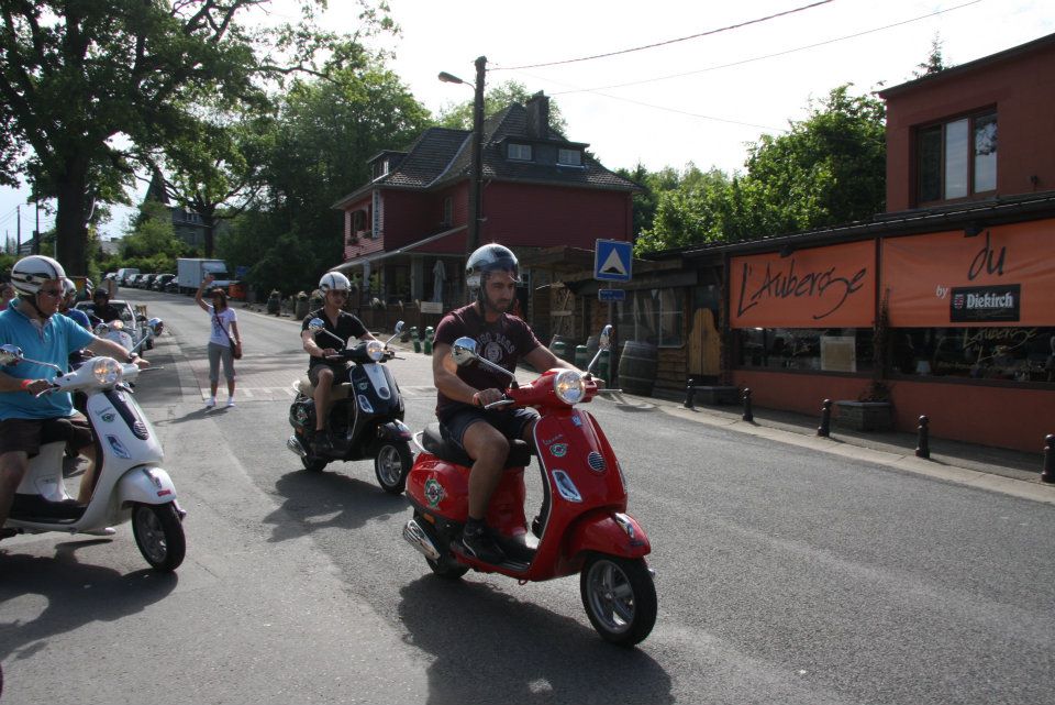 vespas voor grote groepen te huur
