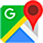 Google Maps logo with green, blue, yellow, and red pin marker