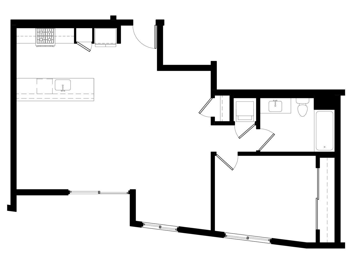 1 Bedroom Floor Plan