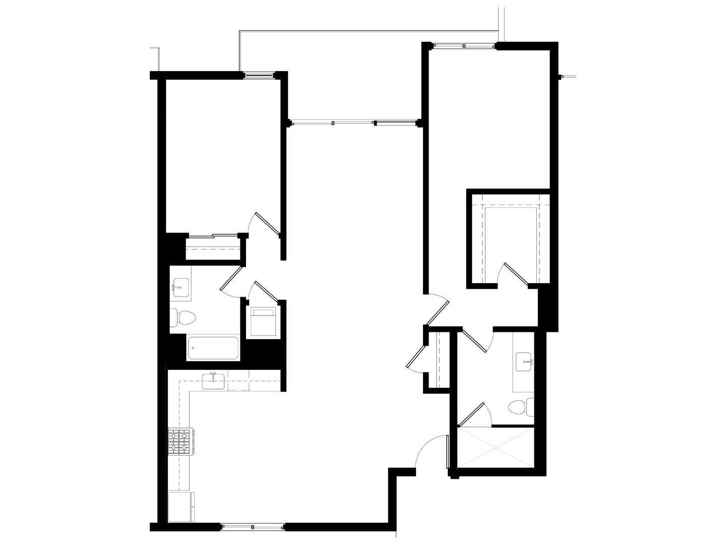 2 Bedroom Floor Plan
