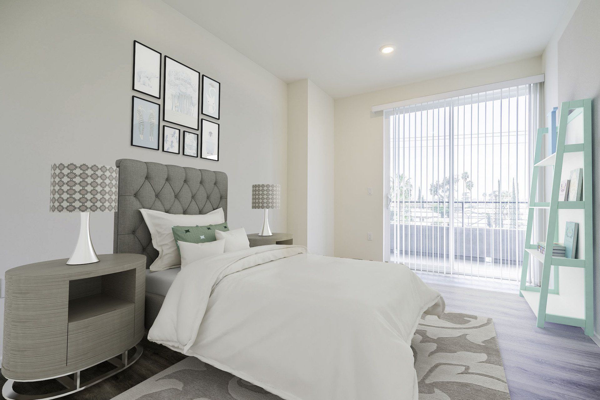 The Fair Bedroom Photo With Glass Door Showing