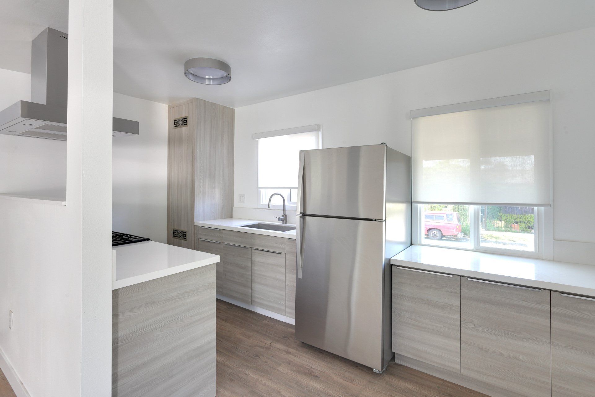 Burns Avenue Kitchen Photo With Counter