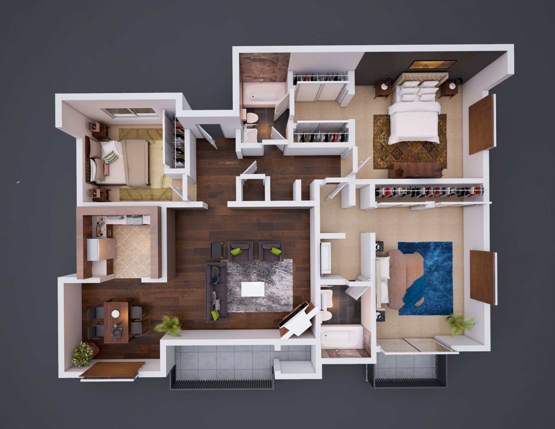 3 Bedroom Floor Plan