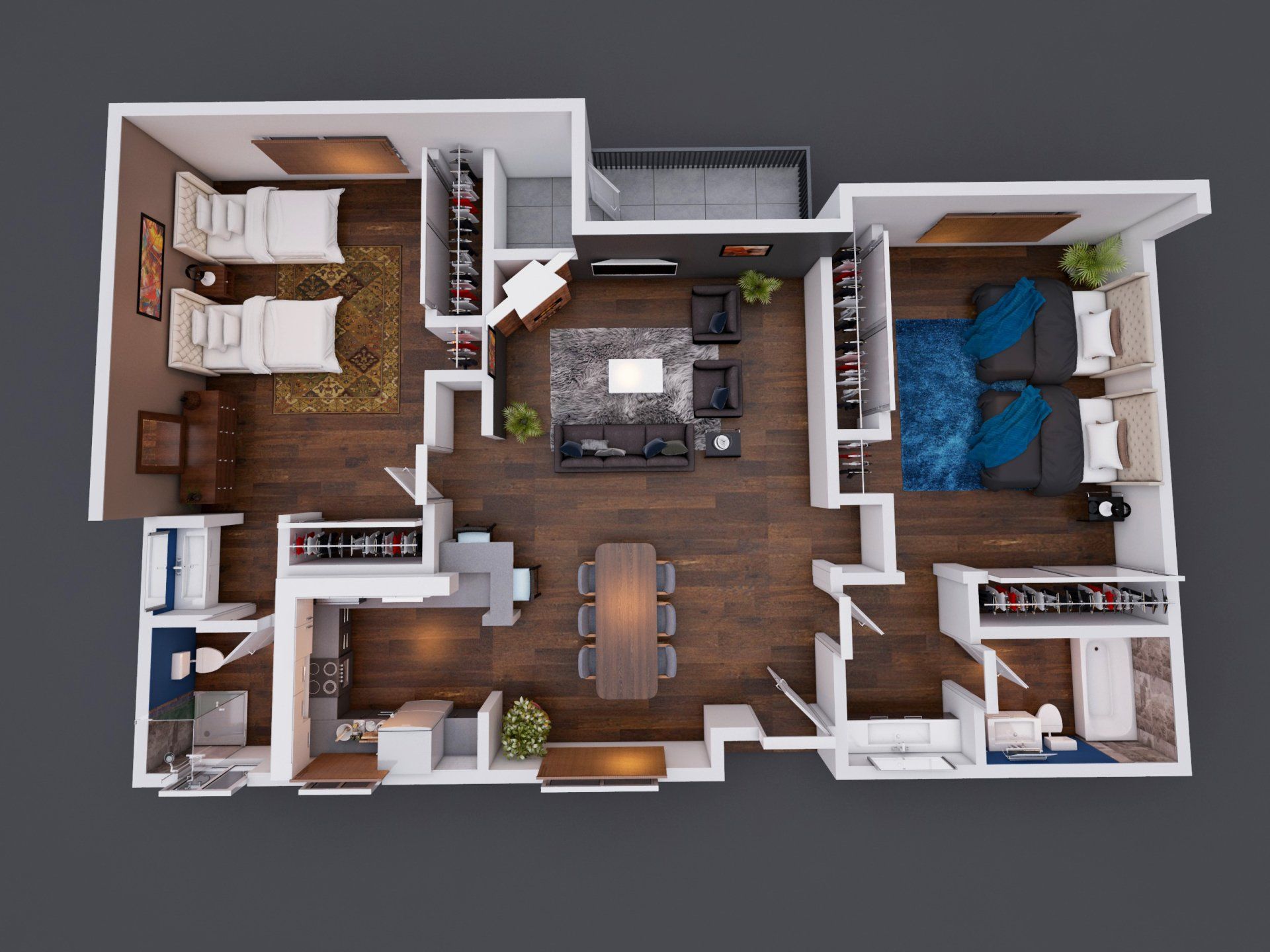 4 Bedroom Floor Plan