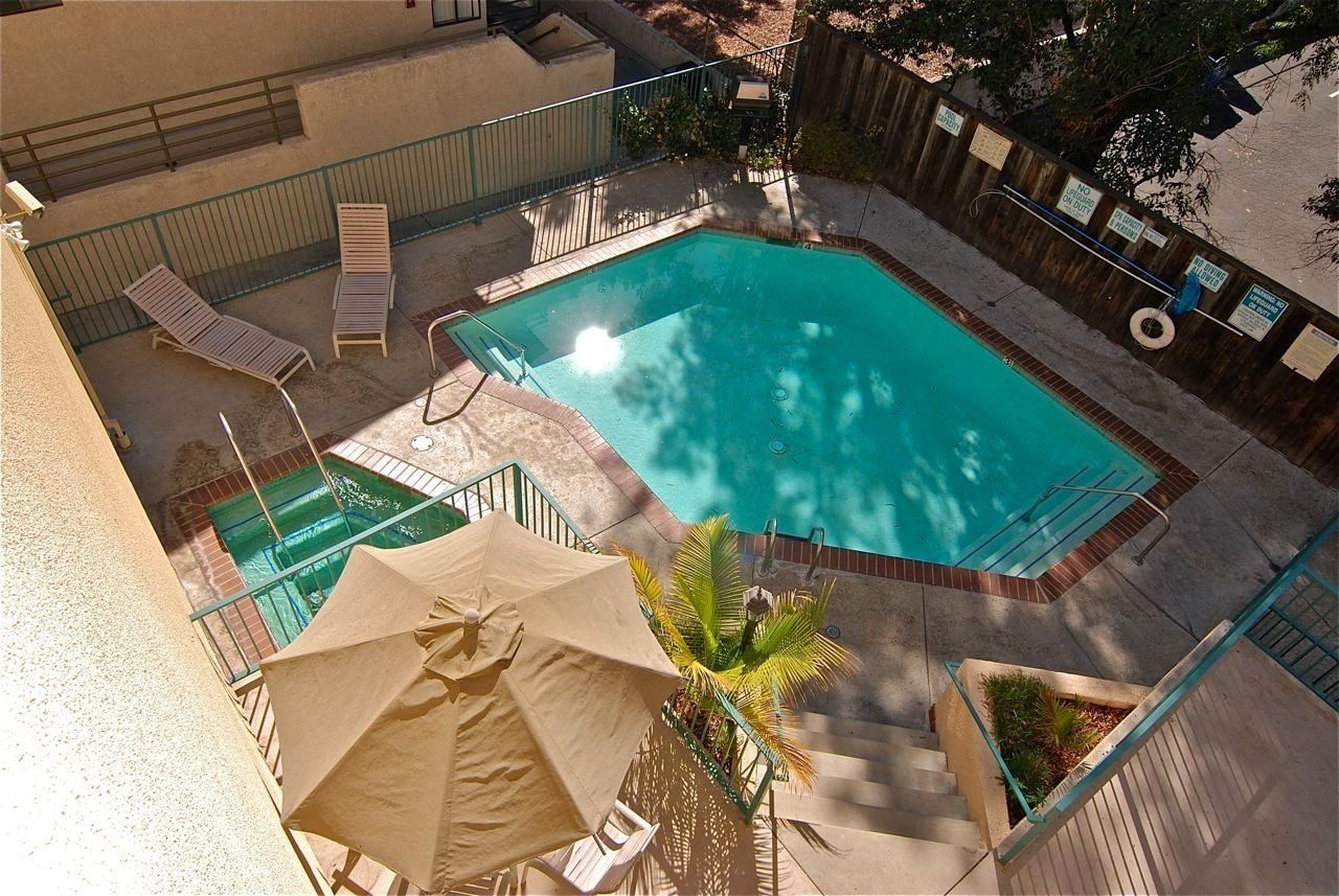 Maravilla Pool and Jacuzzi Seen From Above Photo