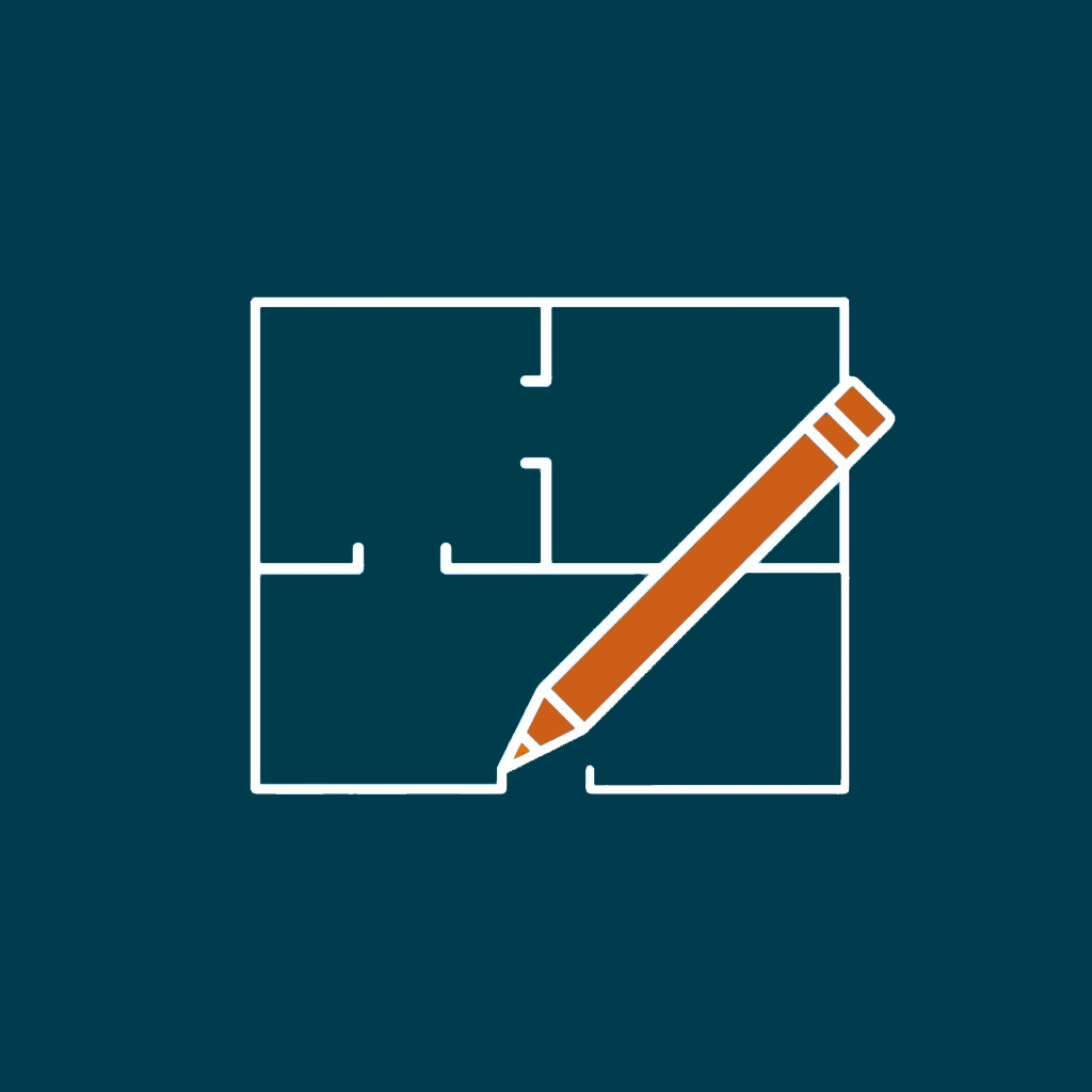 Placeholder image- pencil with floor plan
