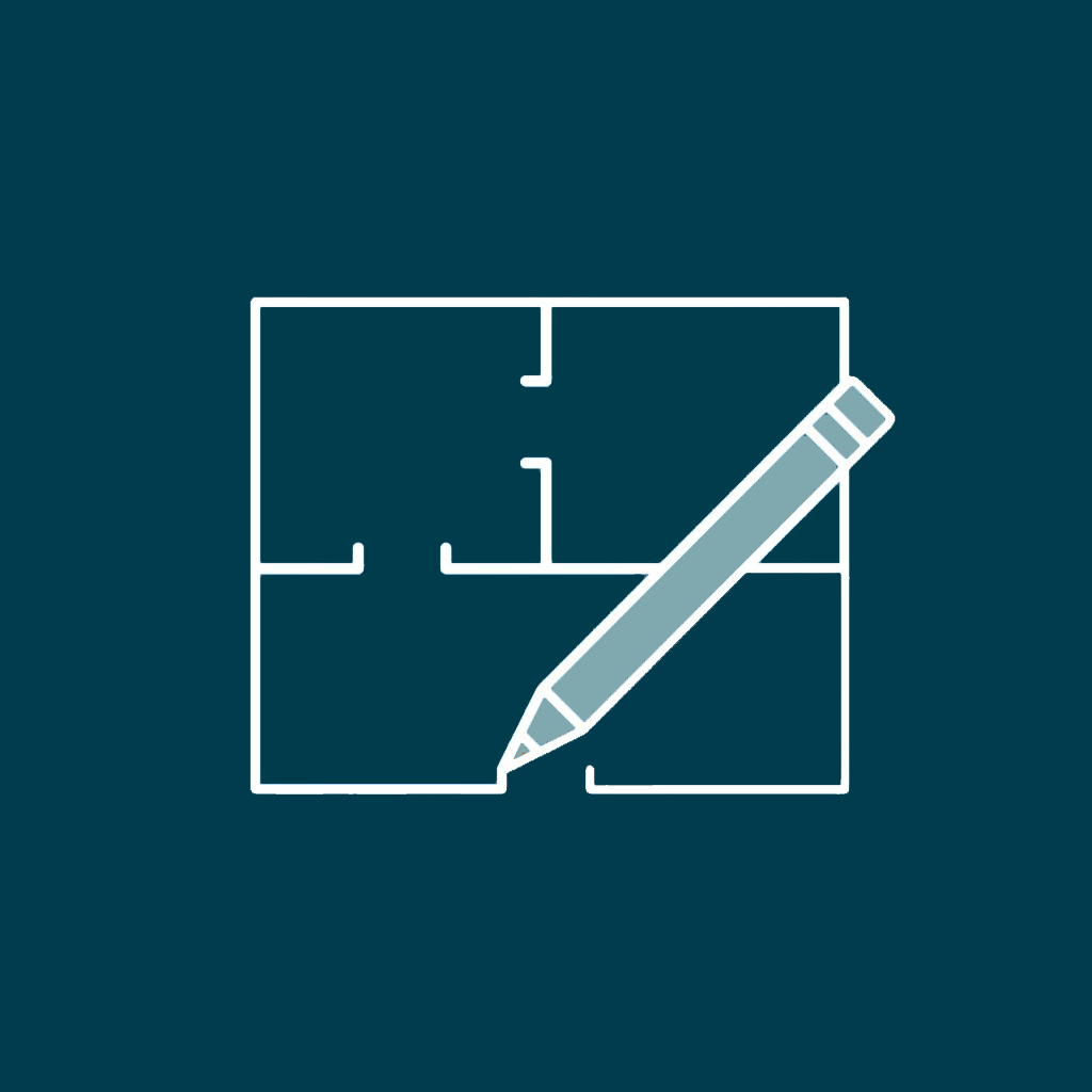 Placeholder image- pencil with floor plan