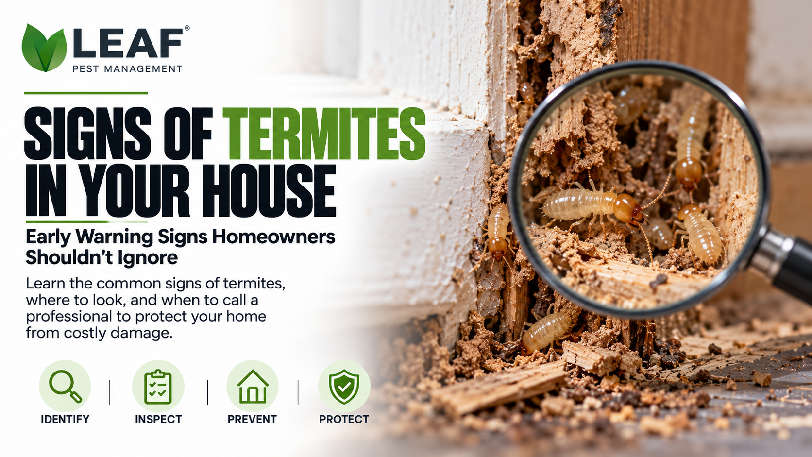 signs of termite infestation