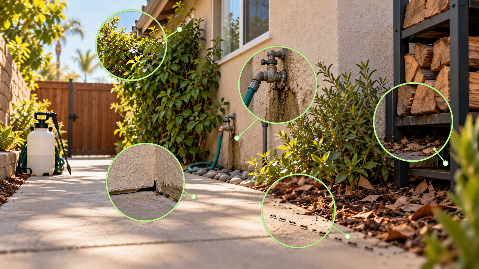 fall pest control access areas
