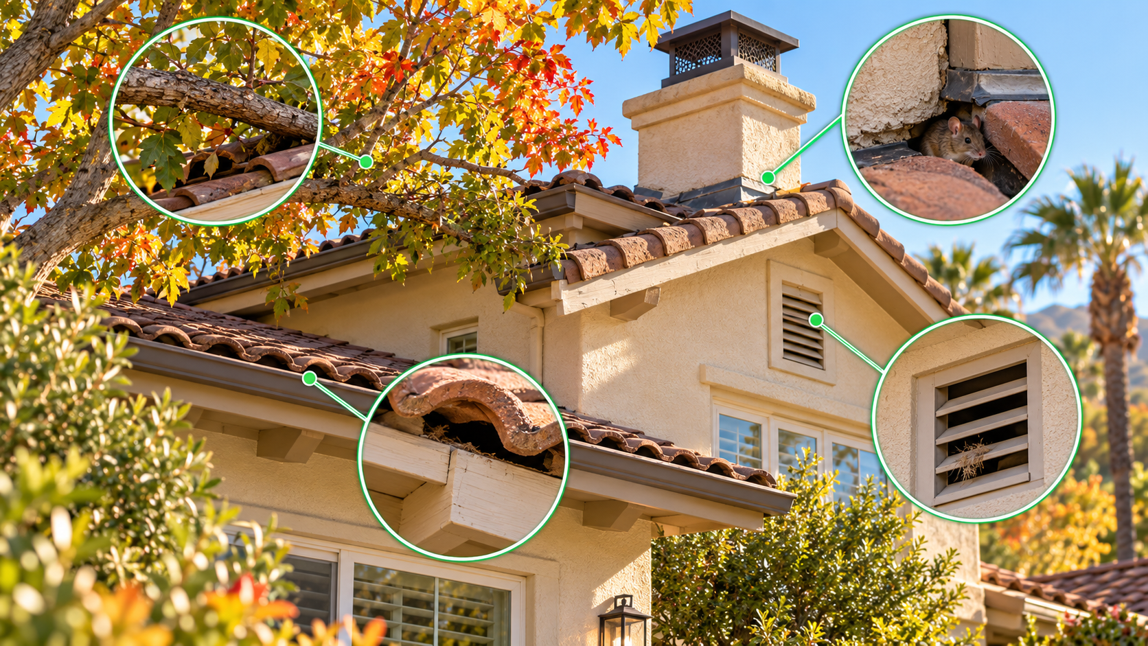 fall pest control access areas