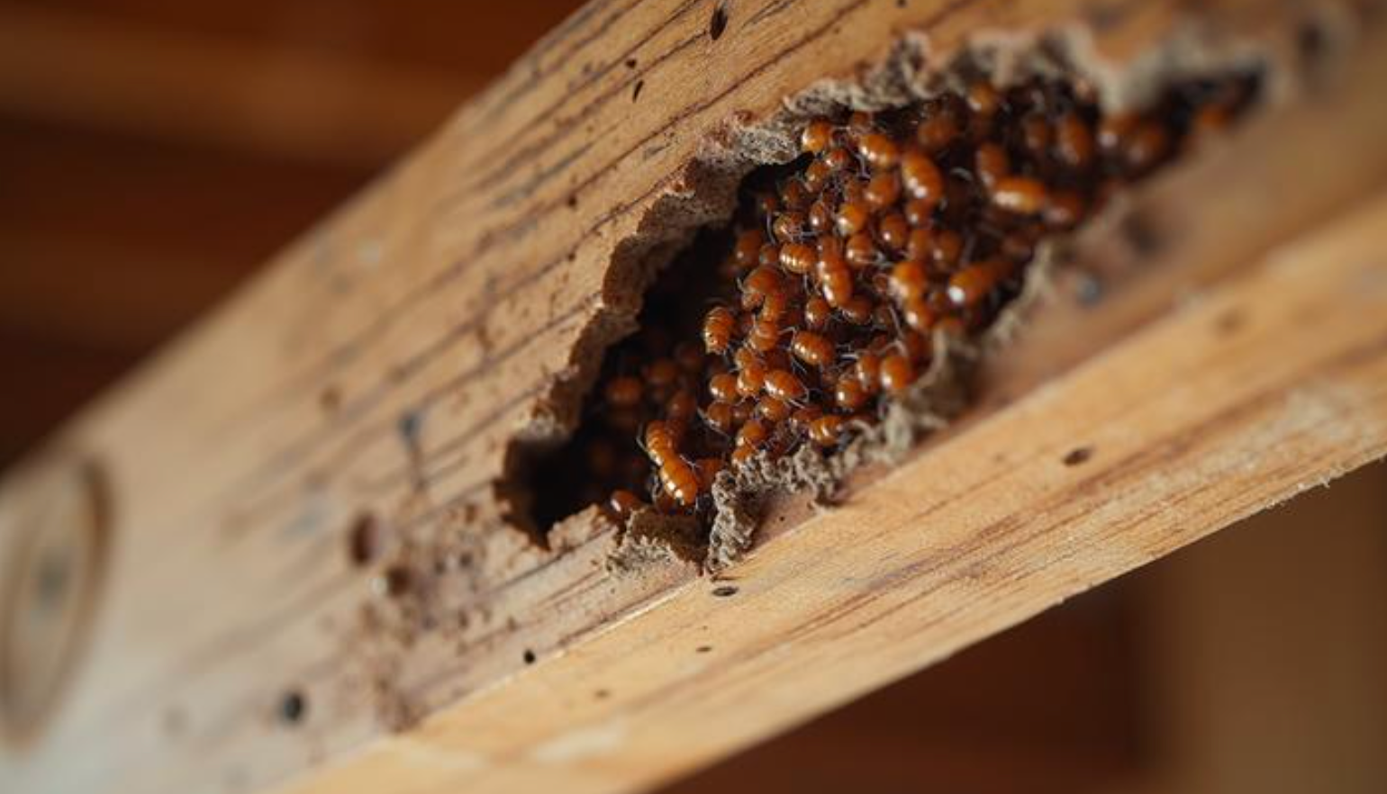 picture showing signs of termites