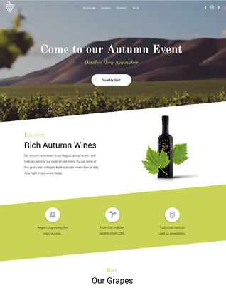 website onboarding design type