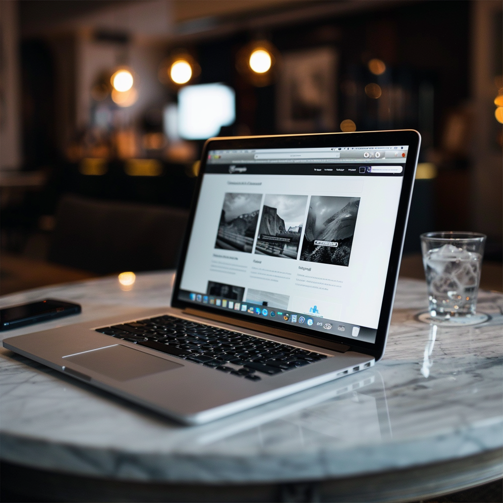 blog section on website